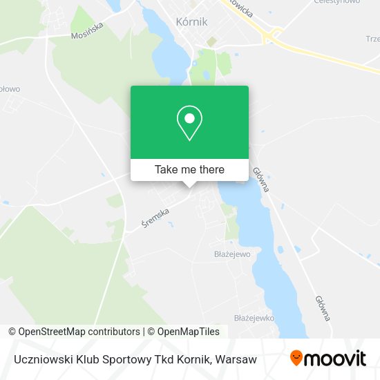 Uczniowski Klub Sportowy Tkd Kornik map