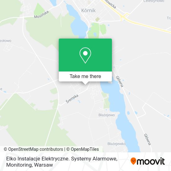 Elko Instalacje Elektryczne. Systemy Alarmowe, Monitoring map