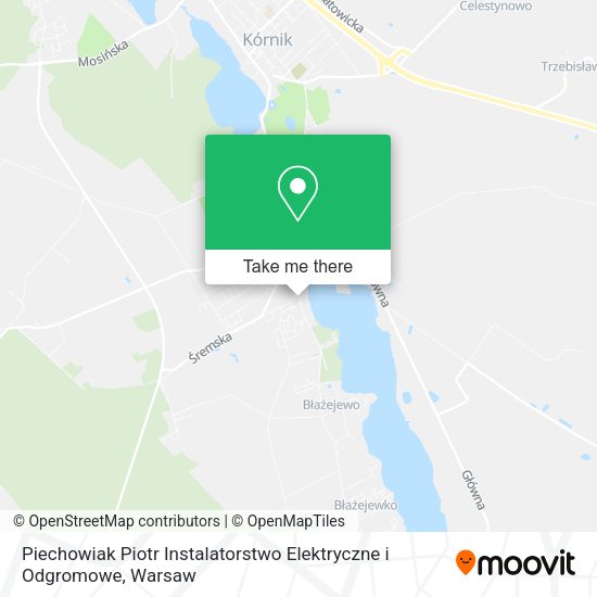 Piechowiak Piotr Instalatorstwo Elektryczne i Odgromowe map