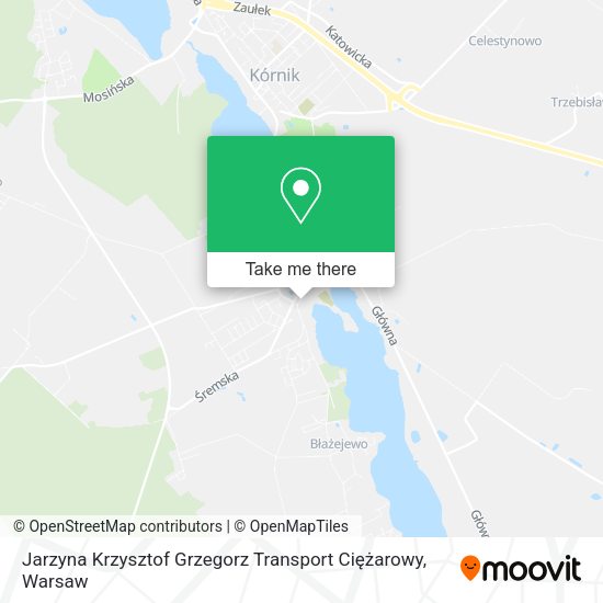 Jarzyna Krzysztof Grzegorz Transport Ciężarowy map