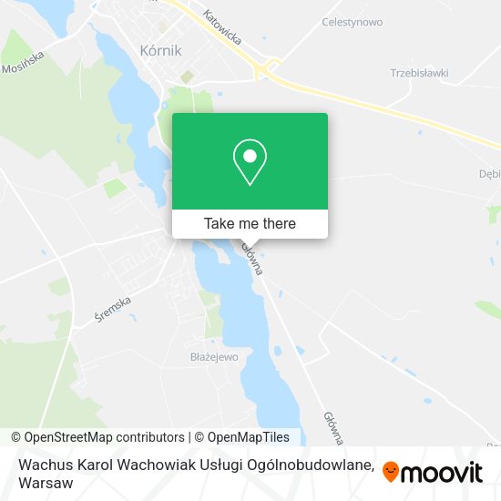 Wachus Karol Wachowiak Usługi Ogólnobudowlane map