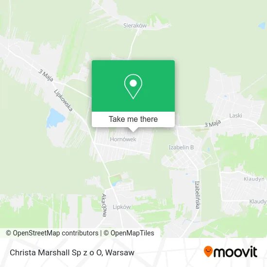 Карта Christa Marshall Sp z o O