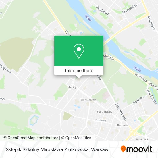 Sklepik Szkolny Miroslawa Ziólkowska map