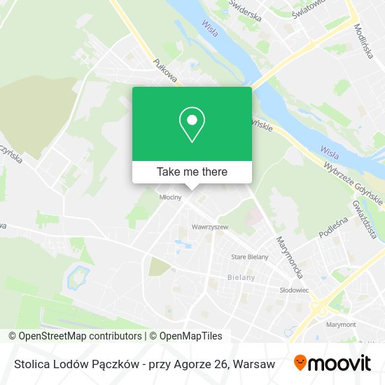 Stolica Lodów Pączków - przy Agorze 26 map