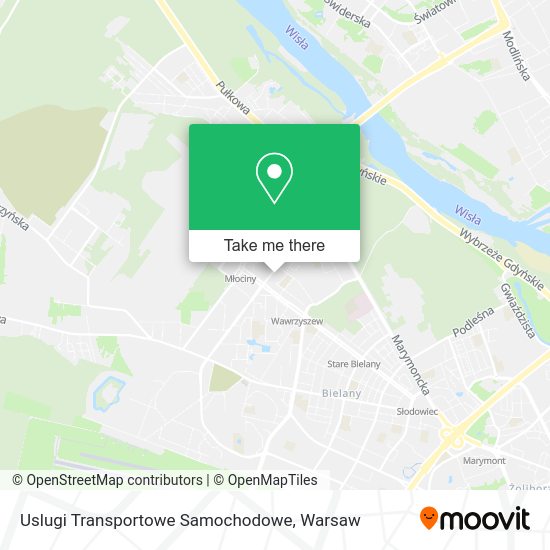 Uslugi Transportowe Samochodowe map