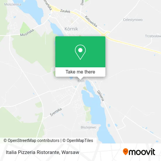 Карта Italia Pizzeria Ristorante