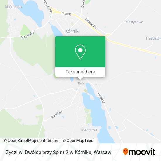 Życzliwi Dwójce przy Sp nr 2 w Kórniku map