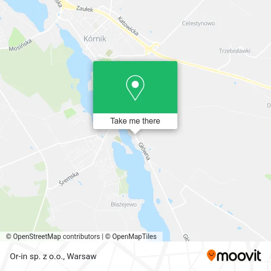 Or-in sp. z o.o. map