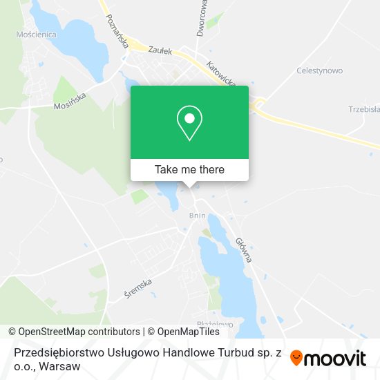 Przedsiębiorstwo Usługowo Handlowe Turbud sp. z o.o. map