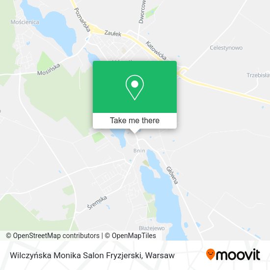 Wilczyńska Monika Salon Fryzjerski map