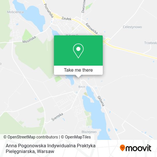 Anna Pogonowska Indywidualna Praktyka Pielęgniarska map