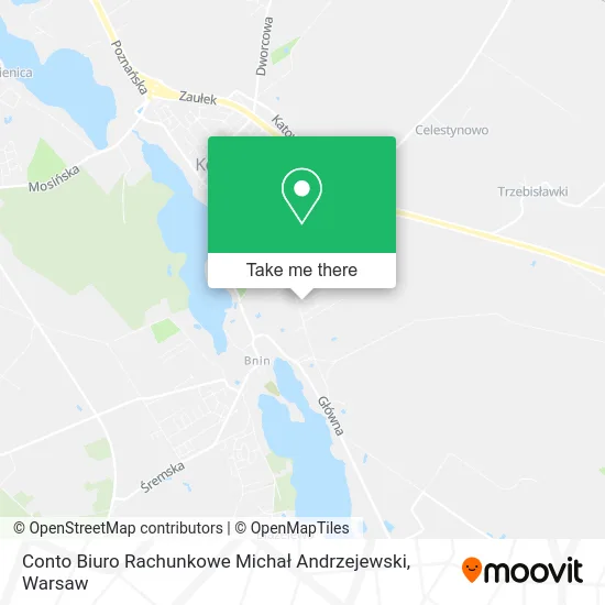 Карта Conto Biuro Rachunkowe Michał Andrzejewski