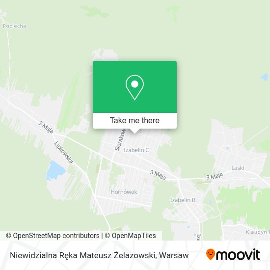 Niewidzialna Ręka Mateusz Żelazowski map