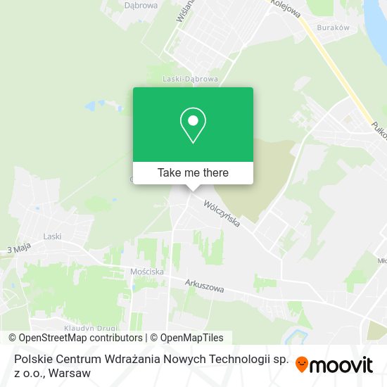 Polskie Centrum Wdrażania Nowych Technologii sp. z o.o. map