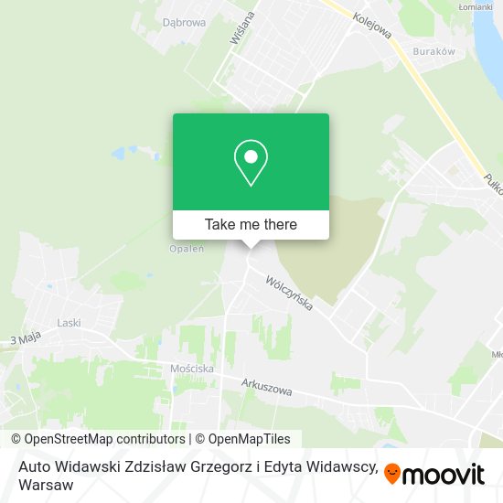 Auto Widawski Zdzisław Grzegorz i Edyta Widawscy map