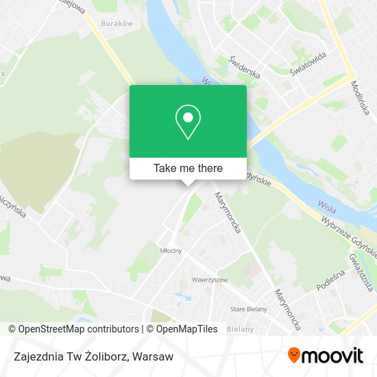 Zajezdnia Tw Żoliborz map