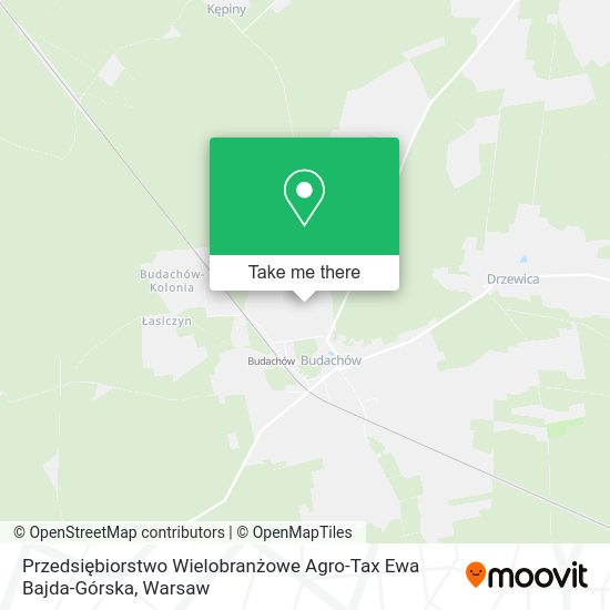 Przedsiębiorstwo Wielobranżowe Agro-Tax Ewa Bajda-Górska map