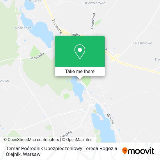 Temar Pośrednik Ubezpieczeniowy Teresa Rogozia Olejnik map