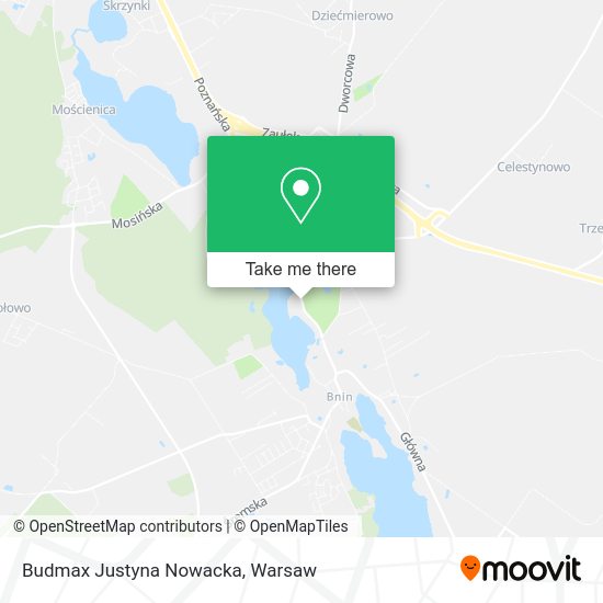 Budmax Justyna Nowacka map