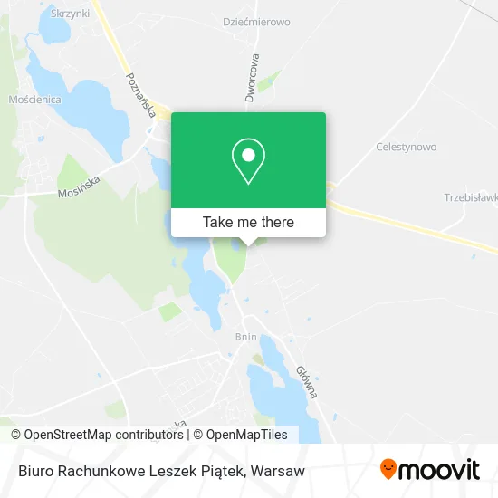 Карта Biuro Rachunkowe Leszek Piątek