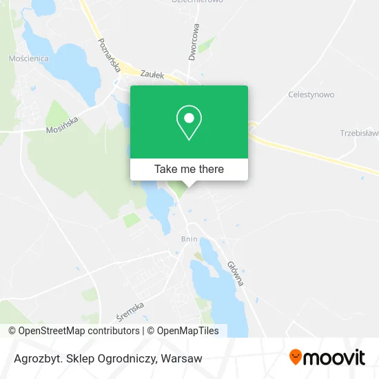 Карта Agrozbyt. Sklep Ogrodniczy