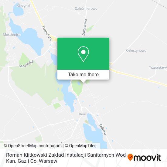 Roman Klitkowski Zakład Instalacji Sanitarnych Wod-Kan. Gaz i Co map