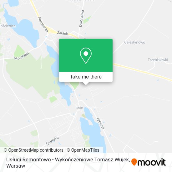 Usługi Remontowo - Wykończeniowe Tomasz Wujek map