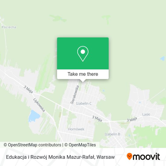 Edukacja i Rozwój Monika Mazur-Rafał map