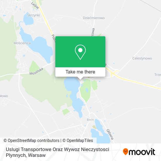 Uslugi Transportowe Oraz Wywoz Nieczystosci Plynnych map