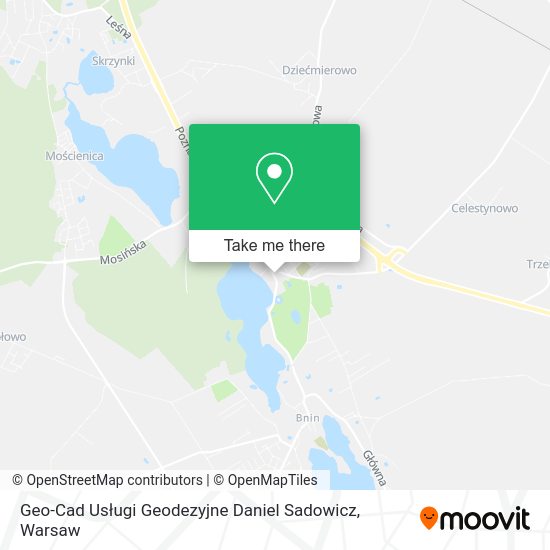 Geo-Cad Usługi Geodezyjne Daniel Sadowicz map