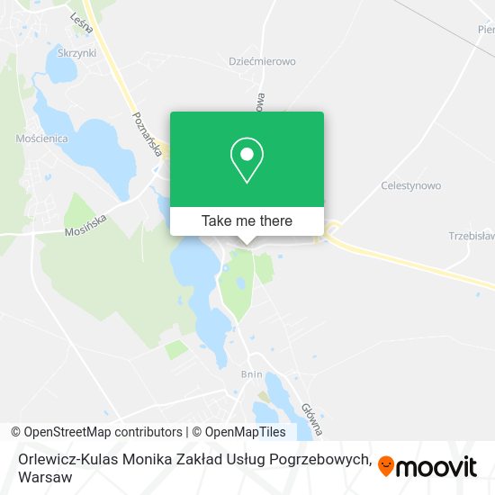 Orlewicz-Kulas Monika Zakład Usług Pogrzebowych map