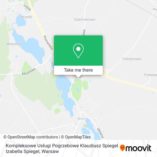 Kompleksowe Usługi Pogrzebowe Klaudiusz Spiegel Izabella Spiegel map