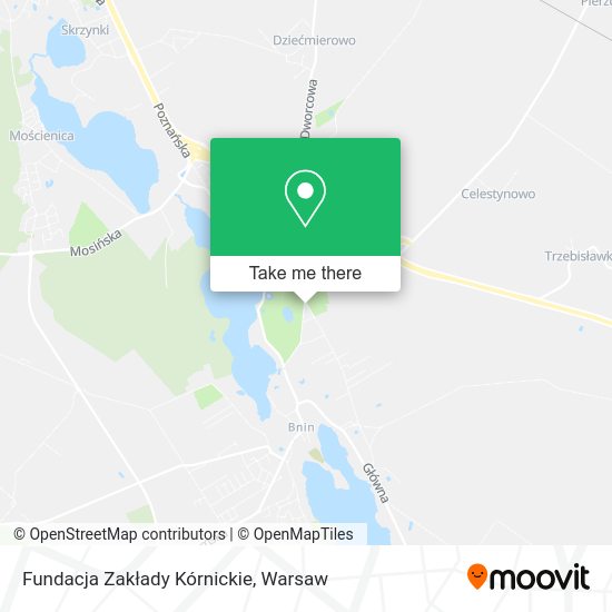 Fundacja Zakłady Kórnickie map