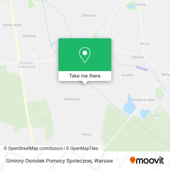 Gminny Osrodek Pomocy Spolecznej map