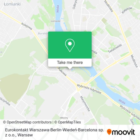 Eurokontakt Warszawa-Berlin-Wiedeń-Barcelona sp. z o.o. map