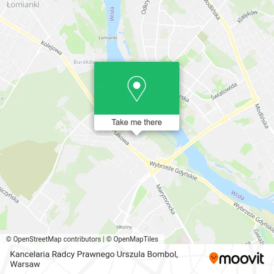 Карта Kancelaria Radcy Prawnego Urszula Bombol