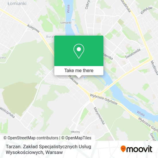 Tarzan. Zakład Specjalistycznych Usług Wysokościowych map