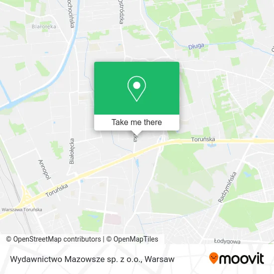 Карта Wydawnictwo Mazowsze sp. z o.o.