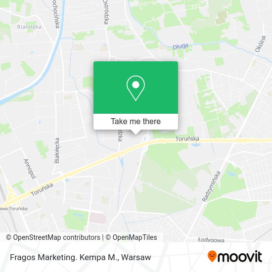 Fragos Marketing. Kempa M. map