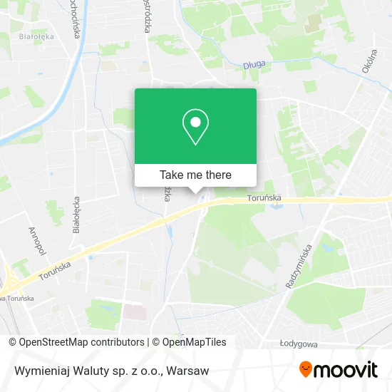 Карта Wymieniaj Waluty sp. z o.o.