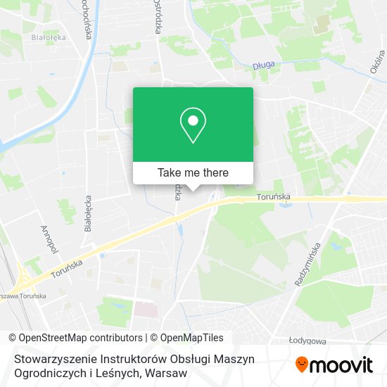 Stowarzyszenie Instruktorów Obsługi Maszyn Ogrodniczych i Leśnych map