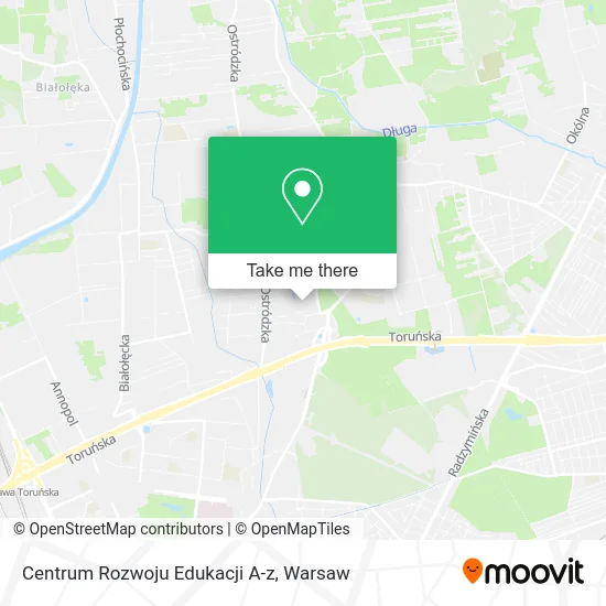 Карта Centrum Rozwoju Edukacji A-z