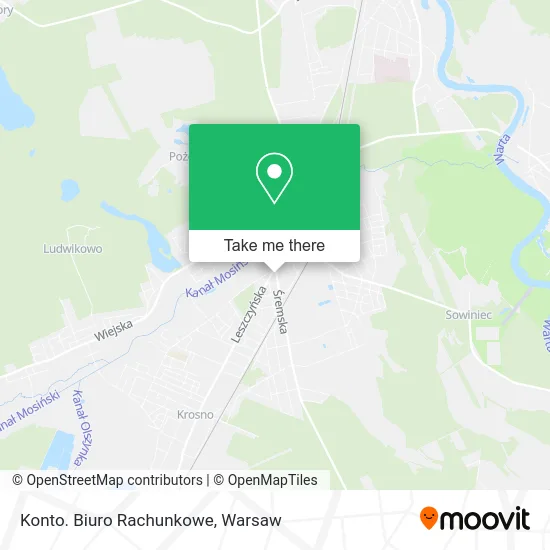 Карта Konto. Biuro Rachunkowe