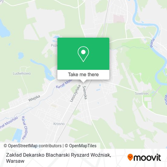 Zakład Dekarsko Blacharski Ryszard Woźniak map