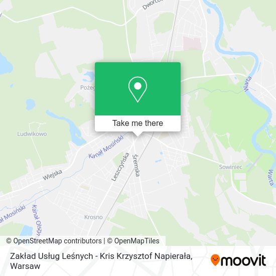 Zakład Usług Leśnych - Kris Krzysztof Napierała map