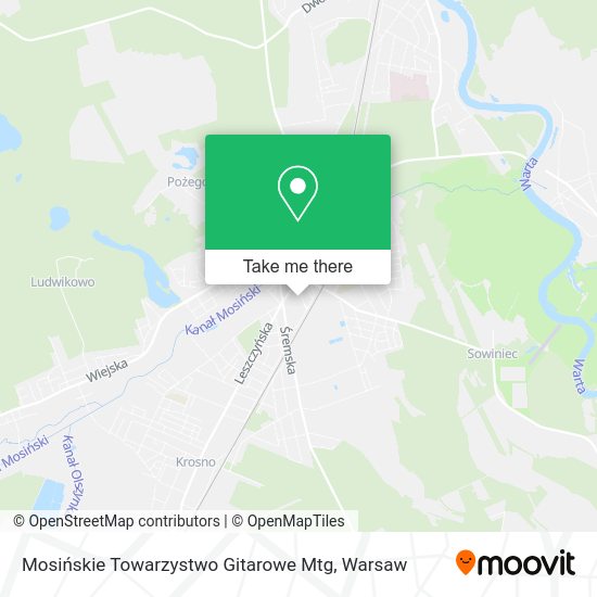 Mosińskie Towarzystwo Gitarowe Mtg map