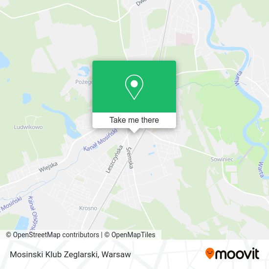 Mosinski Klub Zeglarski map