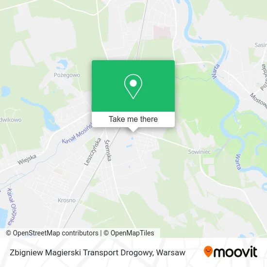 Zbigniew Magierski Transport Drogowy map