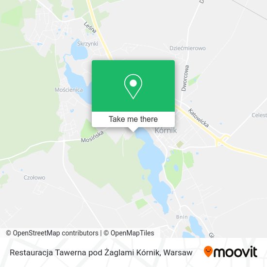 Карта Restauracja Tawerna pod Żaglami Kórnik