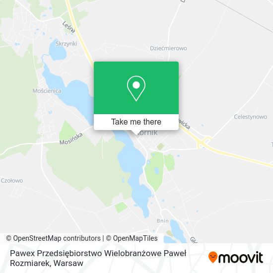 Pawex Przedsiębiorstwo Wielobranżowe Paweł Rozmiarek map